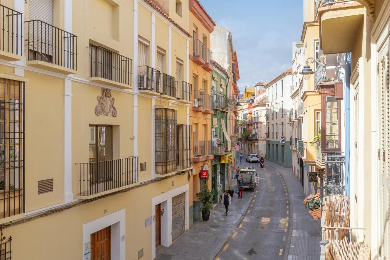 Bright Apartment With Patio And Balconies In The Center Málaga Buitenkant foto